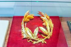 Couronne de lauriers en or au Musée National De La Maison Bonap