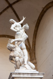 Sculpture en marbre l'Enlèvement des Sabines de Jean de Bologne