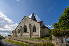 Église Sainte-Radegonde, Giverny, Eure, France.