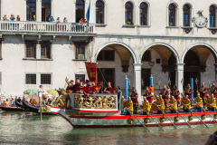Bateau du doge de Venise lors de la régate historique annuelle
