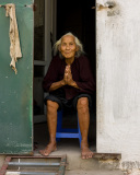 Cette dame qui semblait si seraine a accepté que je la prenne e